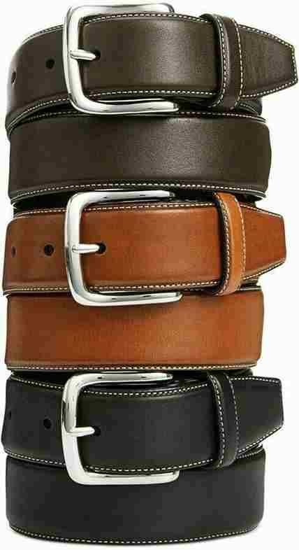 Leather belt